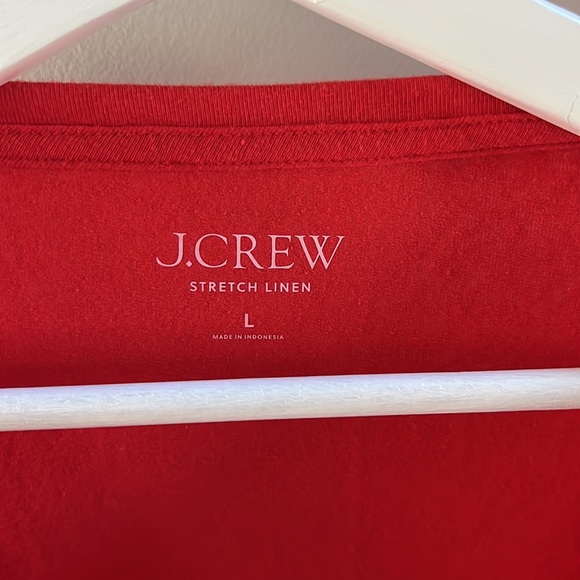 J.Crew stretch linen short sleeve - Picture 2 of 4